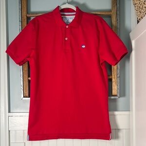Men’s Southern Tide polo shirt size small red
